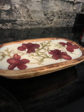 Load image into Gallery viewer, Oblong Hand Carved Dough Bowl