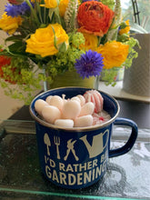 Load image into Gallery viewer, I'd Rather Be Gardening mug candle gifts