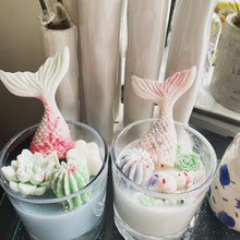 Load image into Gallery viewer, Mermaid and Ocean Themed Soy Candles
