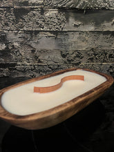 Load image into Gallery viewer, Oblong Hand Carved Dough Bowl

