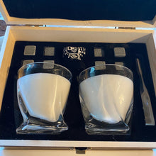 Load image into Gallery viewer, SALE- Whiskoff Whiskey Glasses customized into Vanilla Soy candles
